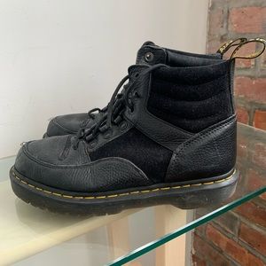 Dr Martens Leather Combat Boots - Women’s 7